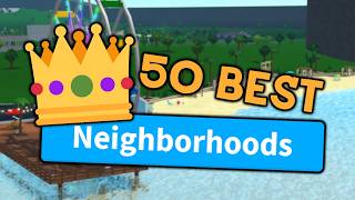 TOP 50 WORKING 2024 BLOXBURG NEIGHBORHOOD CODES  Roblox Bloxburg [upl. by Jasik]