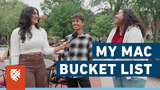 Scots on the Spot Whats on your Macalester College bucket list [upl. by Asilehs]