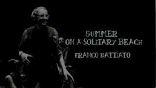 Franco Battiato  Summer on a solitary beach  Base musicale con testo [upl. by Alvar]