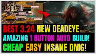 NEW STier Deadeye 1 Button SUPER FARMING Build For POE 324 Necropolis League [upl. by Burkhardt59]