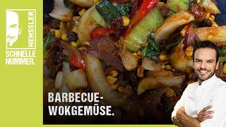 Schnelles BarbecueWokgemüse Rezept von Steffen Henssler [upl. by Hezekiah655]