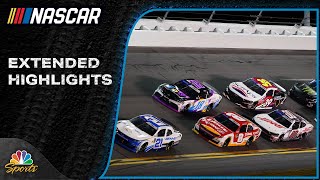 NASCAR Xfinity Series EXTENDED HIGHLIGHTS United Rentals 300  21924  Motorsports on NBC [upl. by Rodrigo999]