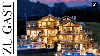 Haustour Luxus Chalet Senhoog mit Pool in Leogang Zell am See [upl. by Ynattyrb873]