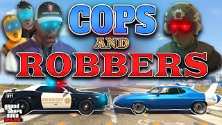 Cops and Robbers  GTA 5 Manhunt [upl. by Aoniak]