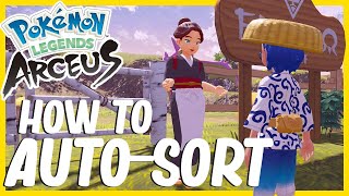 How To Kinda AUTO SORT In Pokemon Legends Arceus Pasture Management Guide [upl. by Delos]