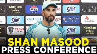 Shan Masood Press Conference  Pakistan vs England  1st Test Day 5 2024  PCB  M3G1K [upl. by Drexler]