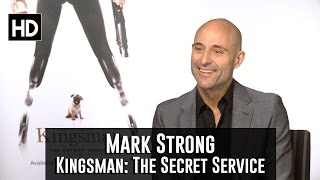 Mark Strong Exclusive Interview  Kingsman The Secret Service [upl. by Adnorehs]