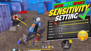 Best Sensitivity Setting For Headshot After Update⚙️ 2GB  3GB  4GB  6GB  8GB RAM  FREE FIRE [upl. by Dailey929]