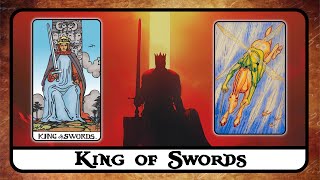 King of Swords Tarot Card Meaning ☆ Reversed Secrets History ☆ [upl. by Utica]