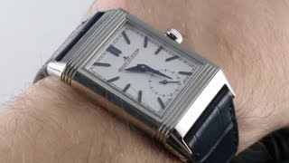 JaegerLeCoultre Reverso Tribute Duo Q3908420 Luxury Watch Review [upl. by Woodcock]