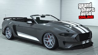 GTA 5 Online  Vapid Dominator GT Ford Mustang GT Convertible  DLC Vehicle Customization [upl. by Uriia]