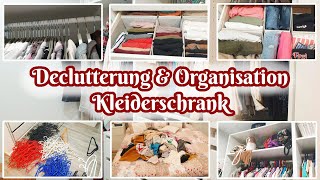 Decluttering amp Organisation Kleiderschrank [upl. by Pomeroy]