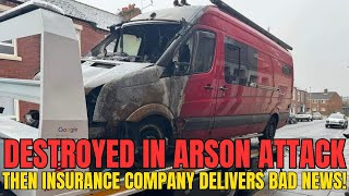 VW crafter campervan arson attack [upl. by Scornik]