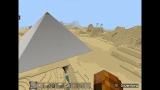 Minecraft Great Pyramid Of Giza Khufu Tutorial 4k [upl. by Gotthard122]