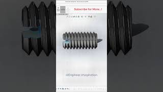 Under Head Slotted Bolt  Flat Set Screw EngineerImagination shorts solidworks viralshorts [upl. by Ann-Marie730]