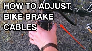 How to Tighten Bike Brake Cables [upl. by Nolyad563]