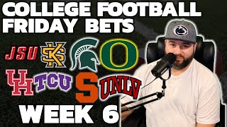 Friday CFB Picks Week 6 College Football Bets With Kyle Kirms October 4th [upl. by Llarret]