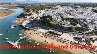 Alvor Harbour walk and train ride [upl. by Akeenat]