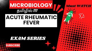 MICROBIOLOGY 2 nd year MBBS  acute Rheumatic fever in tamil [upl. by Assirol]