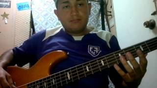 la cancion feliz cover bass explicadamp4 [upl. by Htiek]