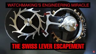 How the Swiss Lever escapement works ▶ With original ticking sound [upl. by Nylecsoj]