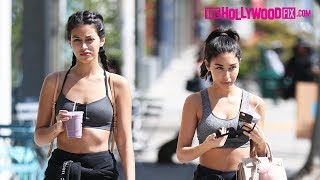 Chantel Jeffries amp Cindy Kimberly Show Off Their Flawless Physiques While Leaving The Gym [upl. by Malcolm]