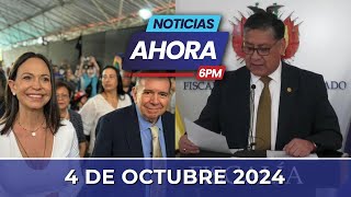 Noticias de Venezuela hoy en Vivo 🔴 Viernes 4 de Octubre  Ahora Emisión Central [upl. by Ylelhsa]