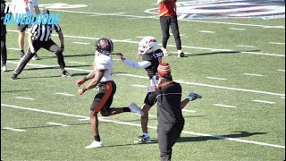 2024 Senior Bowl American Team Day 2 WR vs DB Drills 1on1s  The Bluebloods [upl. by Isnan]