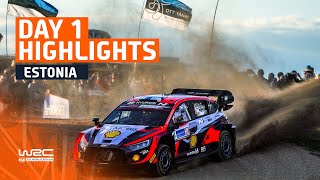 Day 1 Highlights  WRC Rally Estonia 2023 [upl. by Lenna]