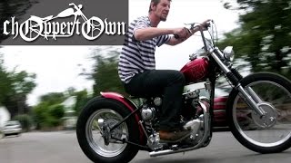 Awesome Triumph Bobber  What a Sound motorcycle movie [upl. by Allenrad]