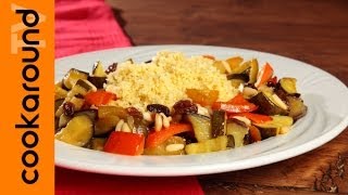 Cous cous alle verdure in agrodolce  Ricetta cucina marocchina [upl. by Gaskins]