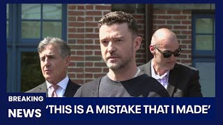 Justin Timberlake Breaks Silence After Accepting Plea Deal in DWI Case [upl. by Gehlbach]