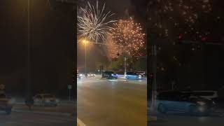 Dubai Eid Fireworks 🎇 dubai viral visitdubai india [upl. by Latsryk]