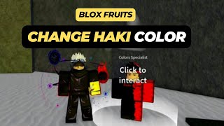 How to Change Haki Color  Blox Fruits [upl. by Web605]