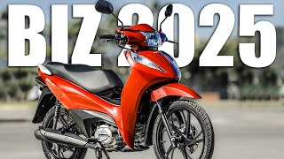 Nova Honda Biz 2025 REVIEW [upl. by Drawde560]