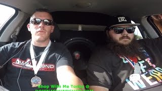 MASSIVE 21quot SUBWOOFER WALLED OFF IN AUSTINS CAR [upl. by Tecil904]