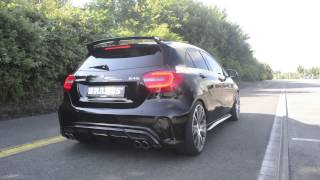 Echappement Sport BRABUS pour MercedesBenz A 45 AMG [upl. by Pudens]