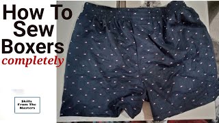 How To Sew A Boxers complete guide [upl. by Carew]