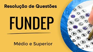 FUNDEPRESOLUÇÃO DE QUESTÕES 2024 [upl. by Somerset]