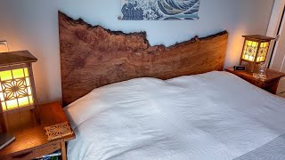 Live Edge Sycamore Bed Build Samurai Style [upl. by Roley386]