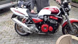 HONDA CB 1300 start up [upl. by Sihunn706]