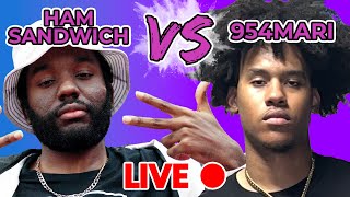 Ham Sandwich vs 954mari  Lyrical Miracle LIVE [upl. by Candis908]