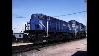 Classic Conrail Elkhart South Bend 1982 Part 1 [upl. by Tonina]