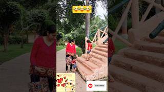 Yashika enjoying on clay bridge  मिट्टी का पुल fun play ytshorts comedy viralshort [upl. by Funda830]