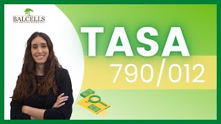 ¿Qué es y Cuándo se Paga la TASA de 790012 Tasa de Huellas [upl. by Lala]