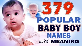 379 Popular Best Elegant Baby Boy Names with Meanings l Charming Baby Boys Names And Meanings A  Z [upl. by Begga]