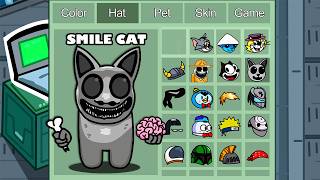 Smile Cat Zoonomaly in Among Us ◉ funny animation  1000 iQ impostor [upl. by Adnak189]