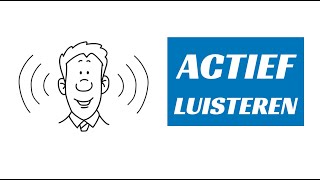 Actief luisteren [upl. by Lahsram]