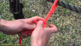 Army Ranger School Basics Knots  Re Routed Figure 8 11 [upl. by Harlene]