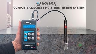 The Complete Concrete Moisture Test System  Tramex [upl. by Adela]